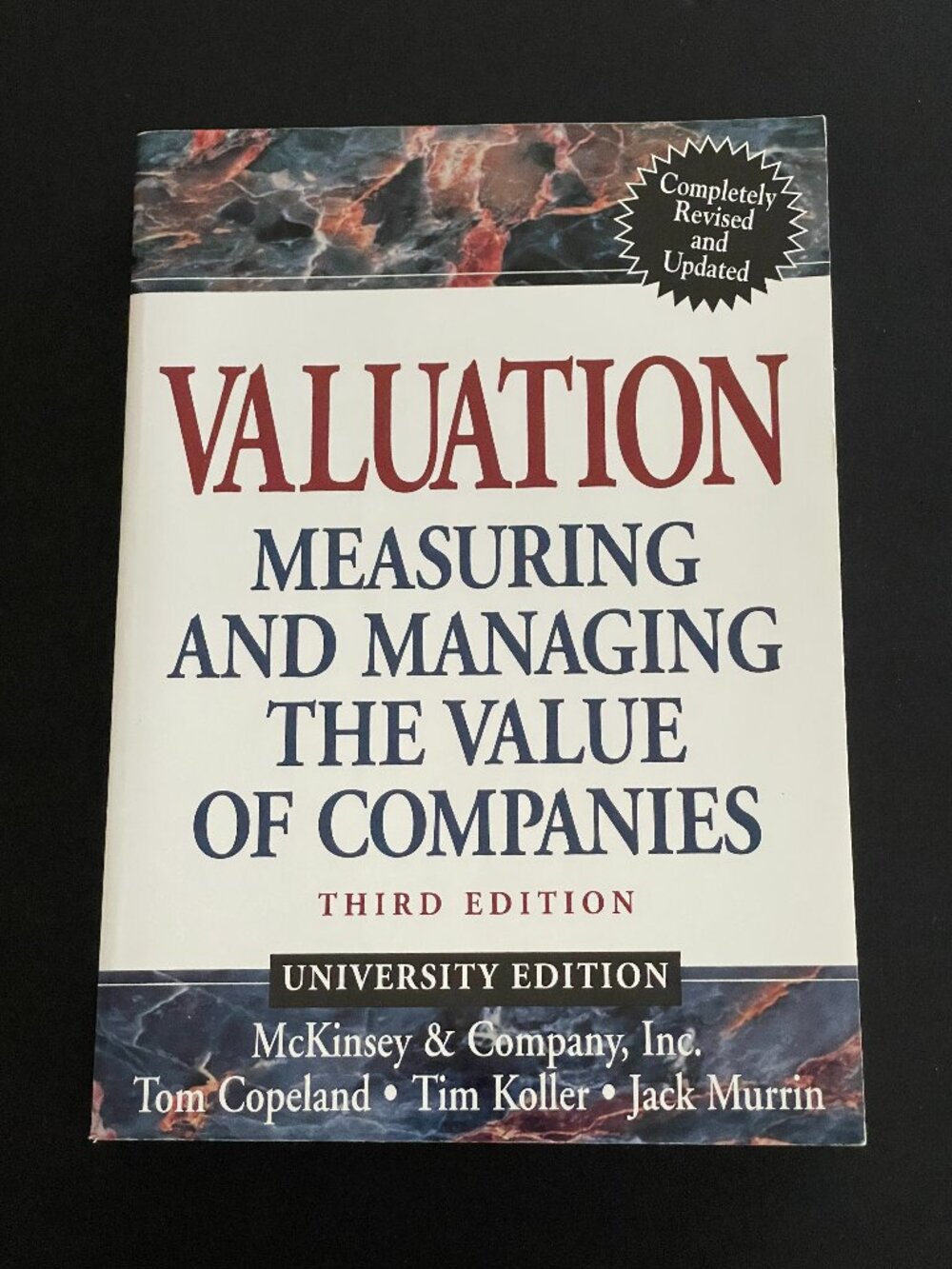Valuation | Measuring and Managing the Value of Companies | 3rd Edition